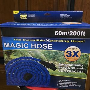Magic Hose 200ft Expandable Garden Hose - Blue